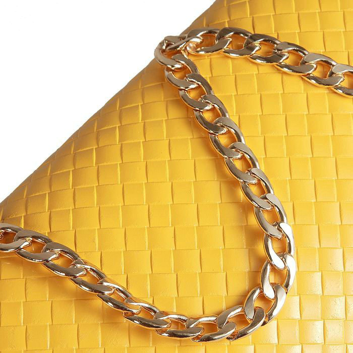 2014 Prada  sheepskin leather shoulder bag T3838 yellow - Click Image to Close